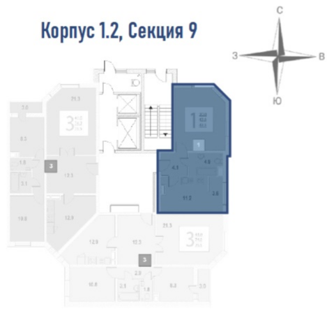 Продажа 1-комнатной квартиры, Санкт-Петербург, Королева Проспект,  66