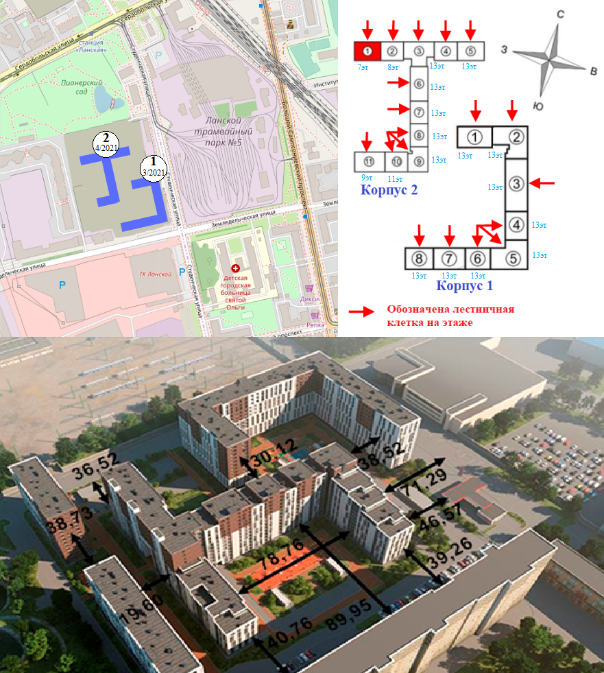 Продажа новостройки, Санкт-Петербург, Земледельческая Улица,  3