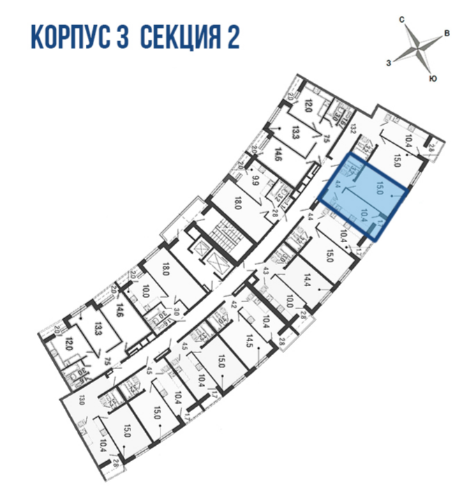 Продажа 1-комнатной квартиры, Санкт-Петербург, Комендантский Проспект,  60